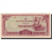 Billet, Birmanie, 10 Rupees, 1942, KM:16b, SUP