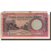 Billet, Nigria, 1 Pound, 1958-09-15, KM:4a, AB+