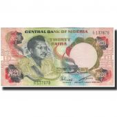 Banknote, Nigeria, 20 Naira, UNDATED 1973-1977, KM:18e, EF(40-45)
