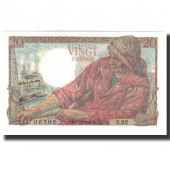 France, 20 Francs, 20 F 1942-1950 Pcheur, 1943-10-07, NEUF, KM:100a