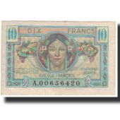 France, 10 Francs, 1947 French Treasury, 1947, AU(50-53), Fayette:VF30.1, KM:M7a