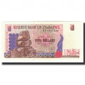 Billet, Zimbabwe, 5 Dollars, 1997, KM:5a, SPL+