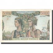 France, 5000 Francs, 5 000 F 1949-1957 Terre et Mer, 1952-10-02, AU(50-53)
