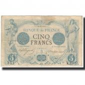 France, 5 Francs, 5 F 1871-1874 Noir, 1873, VF(30-35), Fayette:VF 1.17