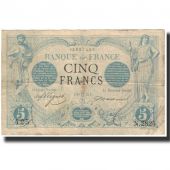 France, 5 Francs, 5 F 1871-1874 Noir, 1873, VF(20-25), Fayette:VF 1.17