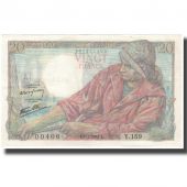 France, 20 Francs, 20 F 1942-1950 Pcheur, 1947-01-09, NEUF, Fayette:13.11
