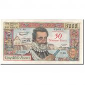 France, 50 Nouveaux Francs on 5000 Francs, 50 NF 1959-1961 Henri IV