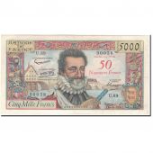 France, 50 Nouveaux Francs on 5000 Francs, 50 NF 1959-1961 Henri IV