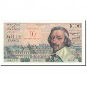 France, 10 Nouveaux Francs on 1000 Francs, 10 NF 1959-1963 Richelieu