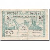 Billet, Nouvelle-Caldonie, 50 Centimes, 1943-03-29, KM:54, TTB