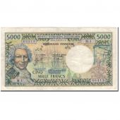 Billet, Nouvelle-Caldonie, 5000 Francs, 1975, KM:65b, TTB+