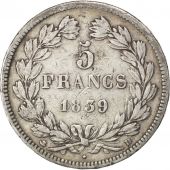 Louis Philippe Ier, 5 Francs Tte Laure 1839 Lyon, Gadoury 678