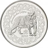 Vme Rpublique, 5 Euros anne du Tigre 2010, KM 1715