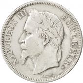 Second Empire, 2 Francs Napolon III tte laure 1866 Strasbourg, KM 807.2