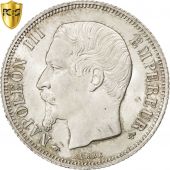 Second Empire, 1 Franc Napolon III tte nue 1855 Paris, Main et Ancre, PCGS MS64, KM 779.1