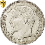 Second Empire, 1 Franc Napolon III tte nue 1859 Paris, PCGS MS63, KM 779.1