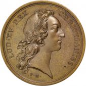 Louis XV, Mdaille, Achvement du portique de l'glise Saint-Etienne  Metz