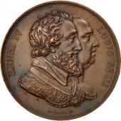 Louis XVIII et Henri IV, Mdaille