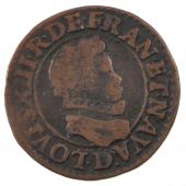 Louis XIII, Double Tournois buste enfantin au col frais