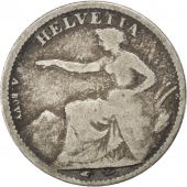 Suisse, Confdration Helvtique, 1/2 Franc 1851 A, KM 8