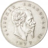 Italie, Vittorio Emmanuel II, 5 Lire 1877, KM 8.4