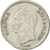 Venezuela, Rpublique, 25 Centimos 1954, KM Y 35