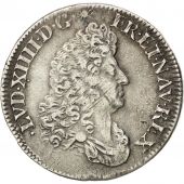 Louis XIV, 1/2 cu de Flandre, 1687 L, KM 262.4