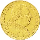Louis XVIII, Premire Restauration, 20 Francs Or, 1815 B, KM 706.2