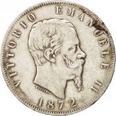 Italie, Victor Emmanuel II, 5 Lire 1872 M, KM 8.3