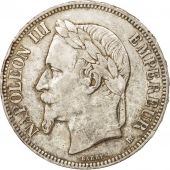 Second Empire, 5 Francs Napolon III tte laure, 1869 BB, KM 799.2