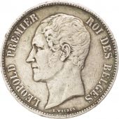 Belgique, Lopold Ier, 5 Francs tte nue 1851, KM 17