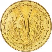 Afrique de l'Ouest, 5 Francs 1980, KM 2a