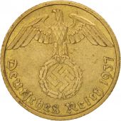Allemagne, IIIme Reich, 10 Reichspfennig 1937 F, KM 92