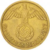 Allemagne, IIIme Reich, 10 Reichspfennig 1937 G, KM 92