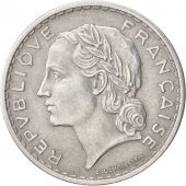 France, Lavrillier, 5 Francs, 1950, Beaumont - Le Roger, EF(40-45), Aluminum,...