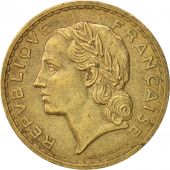 France, Lavrillier, 5 Francs, 1939, Paris, AU(50-53), Aluminum-Bronze, KM:888...