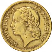 France, Lavrillier, 5 Francs, 1945, Castelsarrasin, TTB, Aluminum-Bronze, KM:...