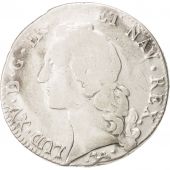 France, Louis XV, cu au bandeau, Ecu, 1756, Bayonne, TB, Silver, KM:512.12