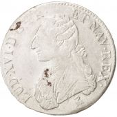 France, Louis XVI, cu aux branches dolivier, Ecu, 1784, Paris, TB+, Silver...