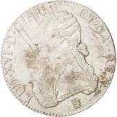 France, Louis XVI, cu aux branches dolivier, Ecu, 1788, Limoges, VF(30-35)...