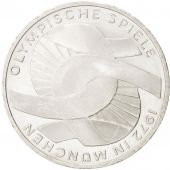 GERMANY - FEDERAL REPUBLIC, 10 Mark, 1972, Hamburg, MS(60-62), Silver, KM:131