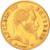 France, Napoleon III, Napolon III, 10 Francs, 1867, Paris, TB+, Or, KM:800....