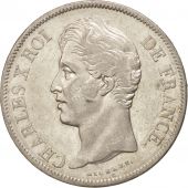 France, Charles X, 5 Francs, 1829, Paris, TTB, Argent, KM 728.1, Gadoury 644