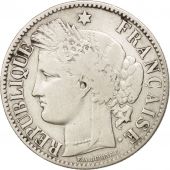 France, Crs, 2 Francs, 1872, Bordeaux, TB, Argent, KM:817.2, Gadoury:530a