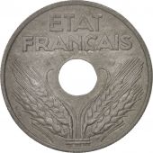 France,tat franais,20 Centimes,1944,Paris,AU(50-53), Zinc,KM:900.2,Gadoury 321
