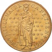 France, 10 Francs, 1987, MS(60-62), Nickel-Bronze, KM:961d, Gadoury:820
