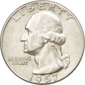 tats-Unis, Washington Quarter,1957, U.S. Mint, Philadelphia, SUP,KM 164