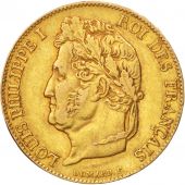 France, Louis-Philippe,20 Francs,1839,Paris,EF(40-45),Gold,KM:750.1,Gadoury 1031