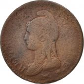 France, Dupr, Decime, 1800, Geneva, B+, Bronze, KM:644.6, Gadoury:187a