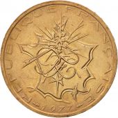 France, Mathieu, 10 Francs, 1977, AU(55-58), Nickel-brass, KM:940, Gadoury:814